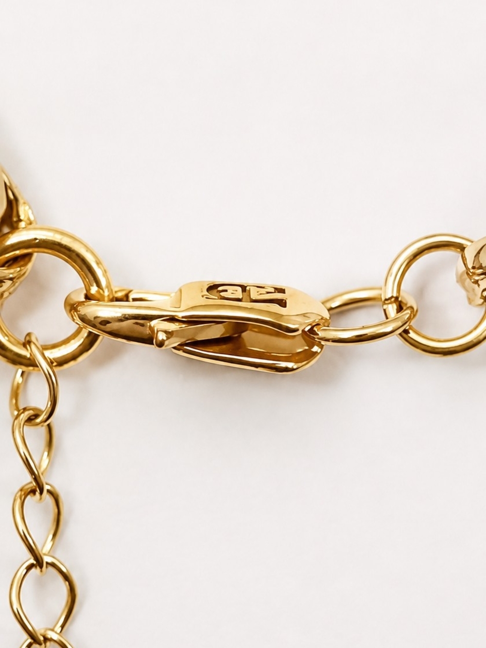 Vintage Aigner Chunky Gold Wheat Chain Necklace - Picture 3 of 3